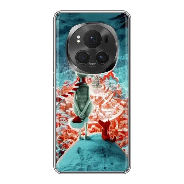 Чехол с рисунком «Новогодний Гринч» для Huawei Honor Magic 6 Pro