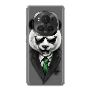 Чохли з Пандами на Huawei Honor Magic 6 Pro (Панда в окулярах)