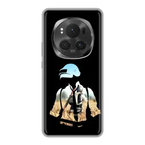 Силиконовый чехол с картинкой "Герой Pubg" на Huawei Honor Magic 6 Pro (Пубг мен)