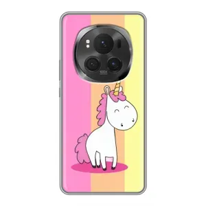 Чехол Unicorn на Huawei Honor Magic 6 Pro (Радужный Единорог)