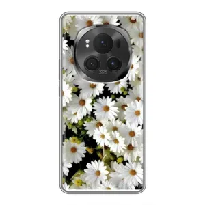 Чохол з ромашками на Huawei Honor Magic 6 Pro (Рамка в ромашках)
