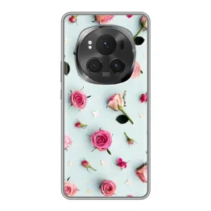 Чохли з принтом Троянд для Huawei Honor Magic 6 Pro (Різні квіти)