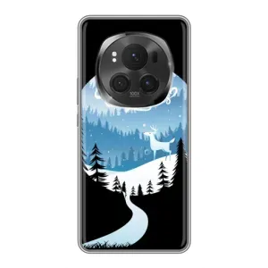 Силіконовий бампер на різдво для Huawei Honor Magic 6 Pro (Різдвяний Олень)