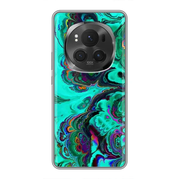 Чехол с рисунком «Салатный мрамор» для Huawei Honor Magic 6 Pro