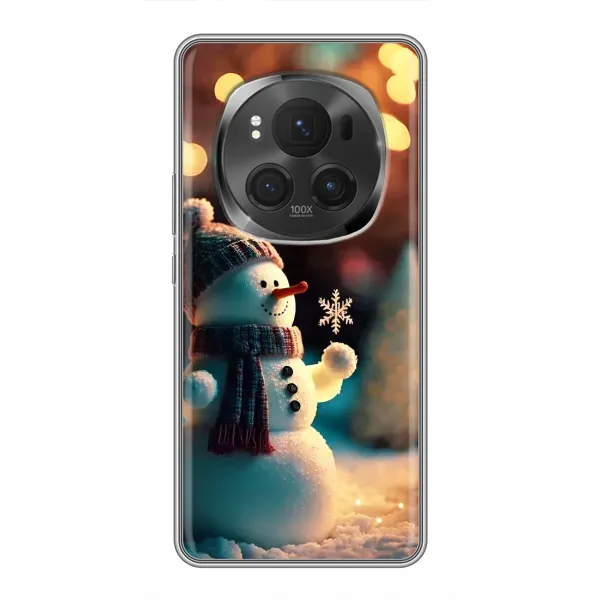Чехол с рисунком «Снеговик праздничный» для Huawei Honor Magic 6 Pro Чехол с рисунком «Снеговик праздничный» для Huawei Honor Magic 6 Pro