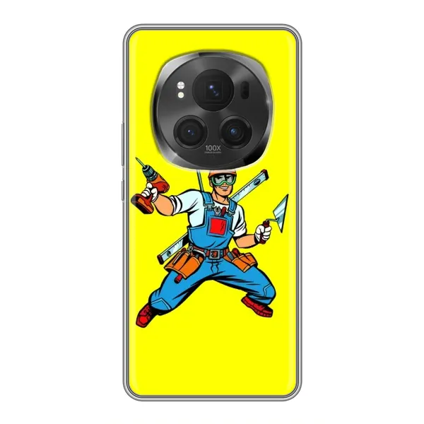 Чехол с рисунком «Строитель» для Huawei Honor Magic 6 Pro Чехол с рисунком «Строитель» для Huawei Honor Magic 6 Pro