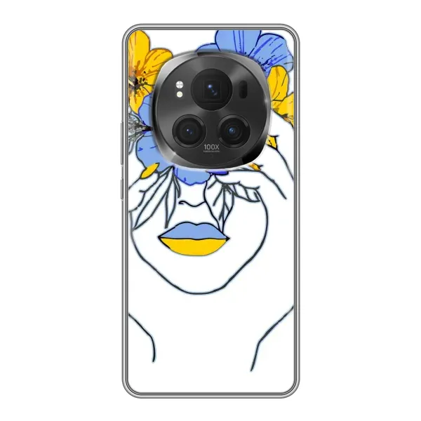 Чехол с рисунком «Украинка на всю голову» для Huawei Honor Magic 6 Pro Чехол с рисунком «Украинка на всю голову» для Huawei Honor Magic 6 Pro