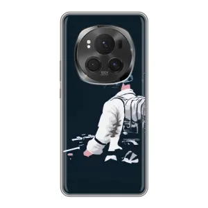 Силиконовый чехол с картинкой "Герой Pubg" на Huawei Honor Magic 6 Pro (В экиперовке)