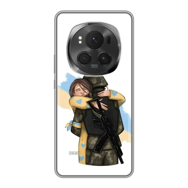 Чехол с рисунком «Верим в ЗСУ» для Huawei Honor Magic 6 Pro