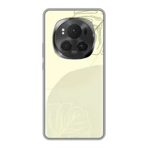 Чохол квітковий дизайн для Huawei Honor Magic 6 Pro (Зелений фон)