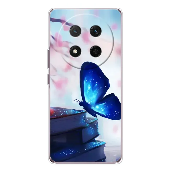 Чехол с рисунком «Бабочка синяя» для Huawei Honor Magic 7 Lite Чехол с рисунком «Бабочка синяя» для Huawei Honor Magic 7 Lite
