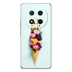 Чехлы с тематикой "ЦВЕТЫ" на Huawei Honor Magic 7 Lite (Цветок-мороженное)