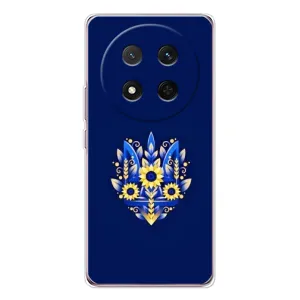 Чохол Укр Символіка для Huawei Honor Magic 7 Lite (Квітучий Герб)