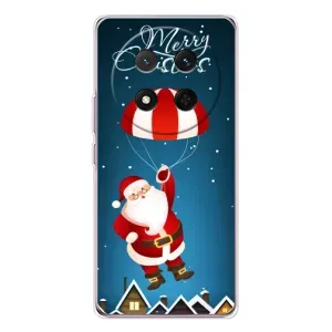 Чохол з зимовим принтом для Хонор Меджік 7 Лайт (Дід Мороз)