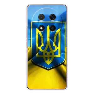 Чохол з картинкою (Патріотичний ГЕРБ) на Huawei Honor Magic 7 Lite (Герб і Прапор України)
