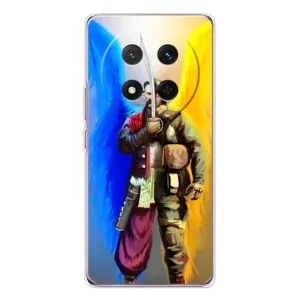 Чохол з картинкою (Патріотичний КОЗАК) на Huawei Honor Magic 7 Lite (КОЗАК з крилами)