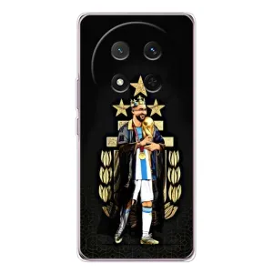 Чехлы Лео Месси Аргентина для Huawei Honor Magic 7 Lite (Месси король)