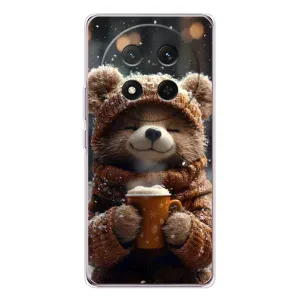 Друкований чохол 'Звірята з кавою' для Huawei Honor Magic 7 Lite (Ведмедик з кавою)