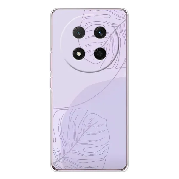 Чехол с рисунком «Монстера фиолетовая» для Huawei Honor Magic 7 Lite