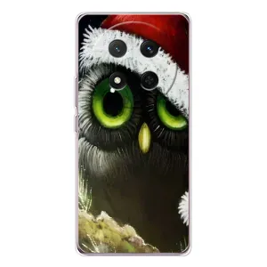 Чехлы с принтом СОВЫ для Huawei Honor Magic 7 Lite (Новогодняя Сова)