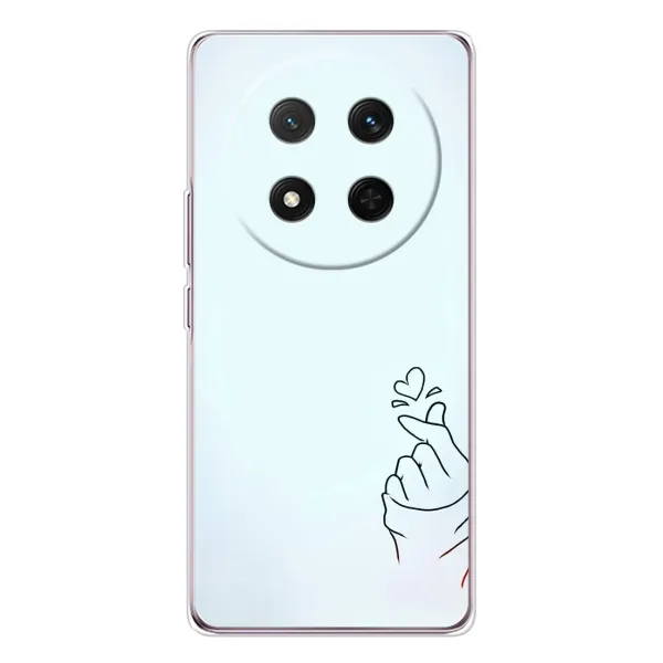 Чехол с рисунком «Сердце на голубом» для Huawei Honor Magic 7 Lite Чехол с рисунком «Сердце на голубом» для Huawei Honor Magic 7 Lite