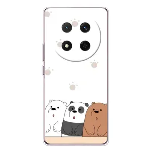 Чохли з зображенням різних тварин на Huawei Honor Magic 7 Lite (Здивовані ведмедики)