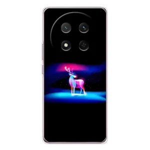 Силіконовий бампер з картинкою звірів для Huawei Honor Magic 7 Lite (Яскравий олень)