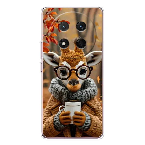 Чехол с рисунком «Жираф с кофе» для Huawei Honor Magic 7 Lite Чехол с рисунком «Жираф с кофе» для Huawei Honor Magic 7 Lite