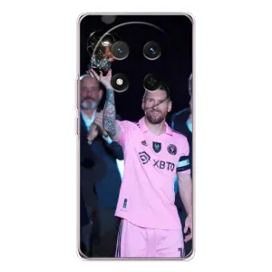 Чехлы Лео Месси в Майами на Huawei Honor Magic 7 Lite (Золотой мяч Месси)