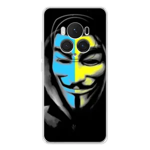 Чехол с Украинской символикой на Онор Меджик 7 Про (Анонимус патриот)