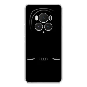Силиконовый бампер с картинкой машины на Huawei Honor Magic 7 Pro (Силует Audi)