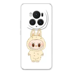Чехол с принтом Лабубу для Huawei Honor Magic 7 Pro (Бежевый Лабубу)