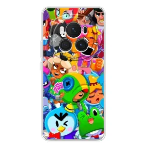 Силиконовый Чехол на Huawei Honor Magic 7 Pro с картинкой Brawl Stars