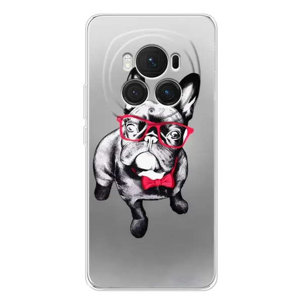 Чехол с рисунком «Бульдог в очках» для Huawei Honor Magic 7 Pro Чехол с рисунком «Бульдог в очках» для Huawei Honor Magic 7 Pro