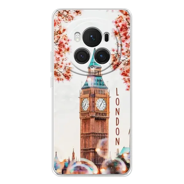 Чехол с рисунком «Часы Лондон» для Huawei Honor Magic 7 Pro Чехол с рисунком «Часы Лондон» для Huawei Honor Magic 7 Pro