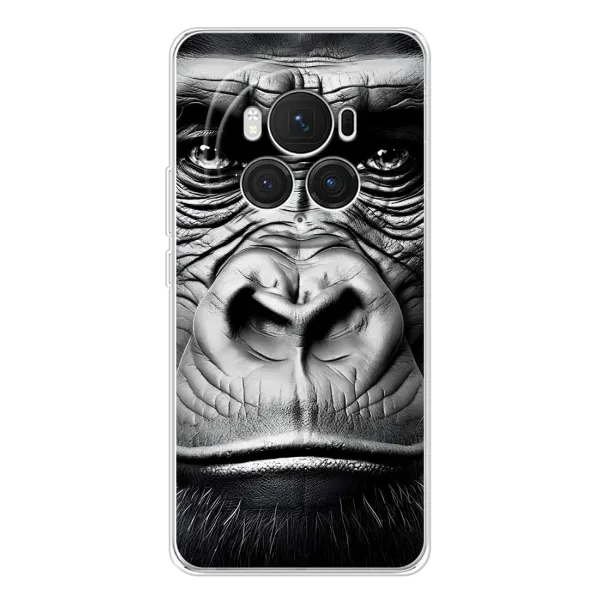 Чехол с рисунком «Черная обезьяна» для Huawei Honor Magic 7 Pro Чехол с рисунком «Черная обезьяна» для Huawei Honor Magic 7 Pro
