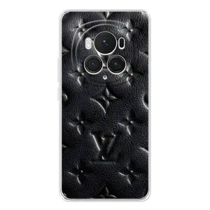 Текстурный Чехол Louis Vuitton для Онор Меджик 7 Про (Черный ЛВ)
