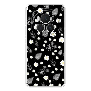Чехлы с тематикой "ЦВЕТЫ" на Huawei Honor Magic 7 Pro (цветение на чорном)