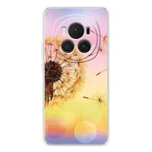Силиконовый Чехол с одуванчиками на Huawei Honor Magic 7 Pro (Цветок-одуванчик)