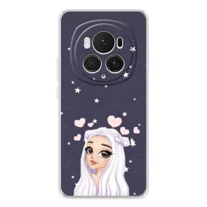 Чехол Стильные девушки на Huawei Honor Magic 7 Pro (Девушка и сердечки)