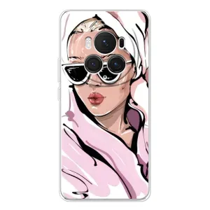 Чехол с картинкой Модные Девчонки Huawei Honor Magic 7 Pro (Девушка в халате)
