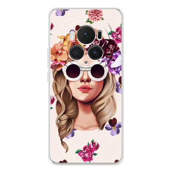 Чехол с рисунком «Девушка в очках» для Huawei Honor Magic 7 Pro