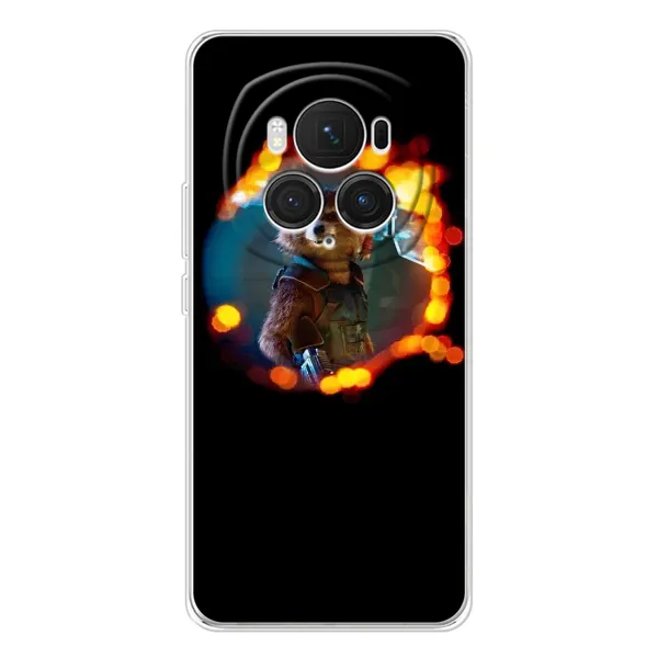Чехол с рисунком «Енот Ракета» для Huawei Honor Magic 7 Pro