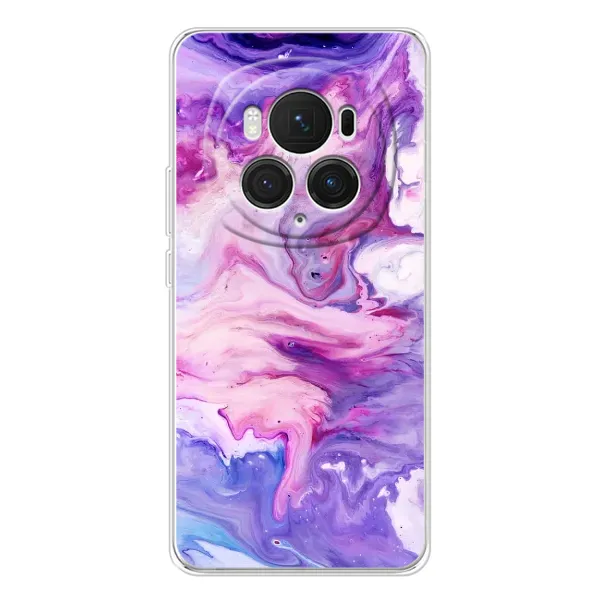 Чехол с рисунком «Фиолетовый мрамор» для Huawei Honor Magic 7 Pro Чехол с рисунком «Фиолетовый мрамор» для Huawei Honor Magic 7 Pro