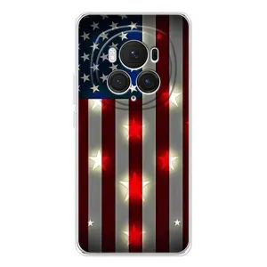 Чехол Флаг USA для Huawei Honor Magic 7 Pro (Флаг США 2)