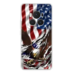 Чехол Флаг USA для Huawei Honor Magic 7 Pro (Флаг USA)