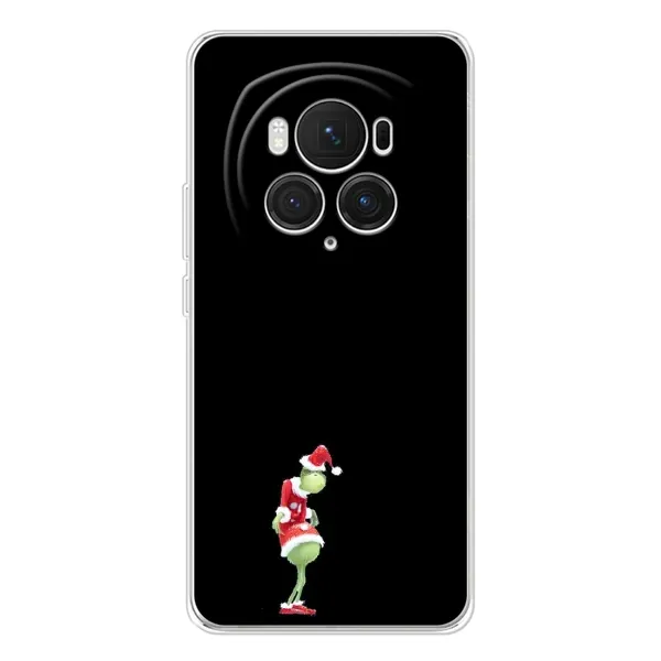 Чехол с рисунком «Гринч на чорном» для Huawei Honor Magic 7 Pro Чехол с рисунком «Гринч на чорном» для Huawei Honor Magic 7 Pro