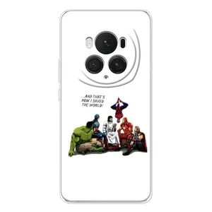 Чехлы для Huawei Honor Magic 7 Pro (Для Христиан) (Иисус супергерой)