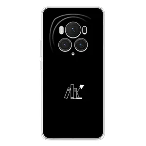 Чехол с картинками на черном фоне для Huawei Honor Magic 7 Pro (Книжки)