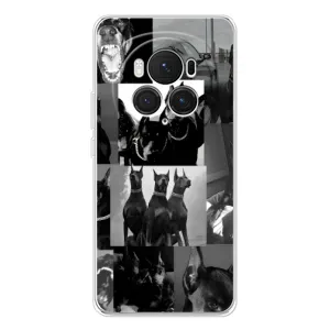 Чехол ДОБЕРМАН для Huawei Honor Magic 7 Pro (Коллаж Доберман)